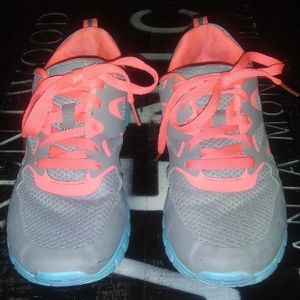 MAN MADE WOMENS PINK AND GREY DANSKIN NOW SHOES